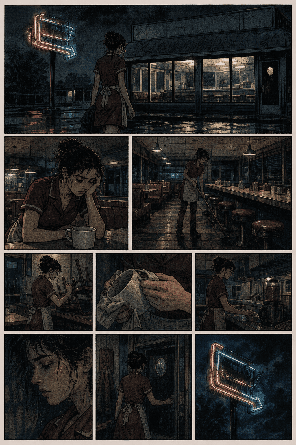 A free sample from Graphic Novel Maker